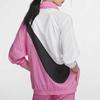 Nike Veste zippée à col cheminée tissée Sportswear Swoosh pour femme, vêtement d'extérieur rose BV3686-610