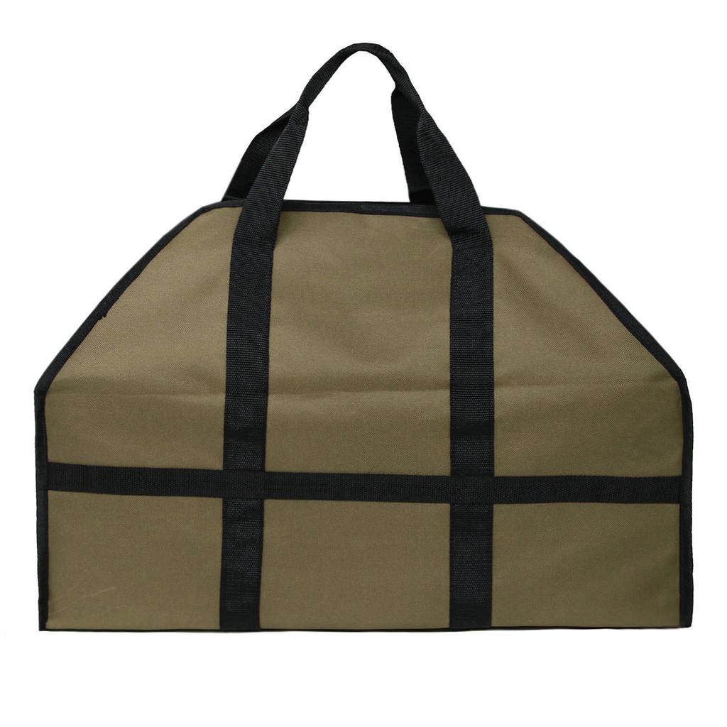 Porta legna con manici, Grande porta tronchi per legna da ardere, Robusto porta legna per legna da ardere, Borsa impermeabile per legna da ardere, Accessori per stufa a legna,