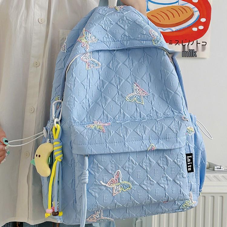 Japanese-Style Large Capacity Schoolbag for Girls - Versatile Backpack for College, High School, and Junior High Students