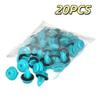 20/30/50Pcs Car Interior Accessories Auto Vehicle Retainer Fastener Rivet Green Nylon Retaining Clip For Bumper Door Buckle