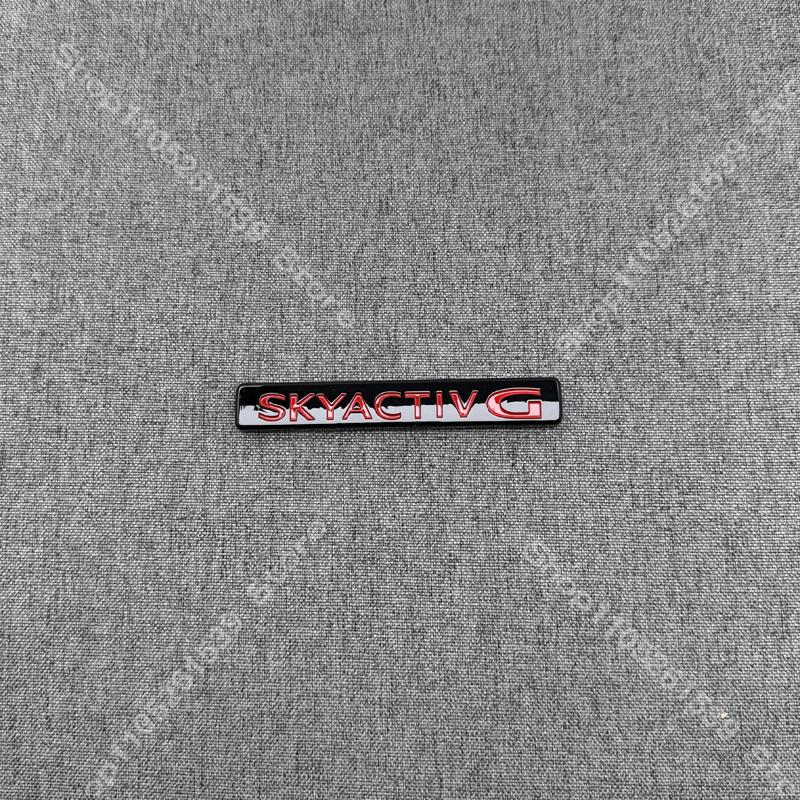 3D ABS Logo CX-60 Emblem AWD Letters Badge Car Rear Trunk Sticker For MAZDA CX60 Black Silver SKYACTIVG Sticker Accessories