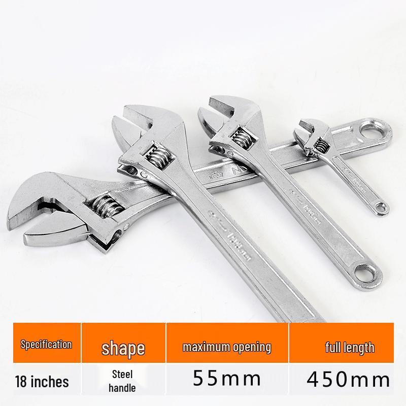 Multi-functional Adjustable Wrench for Bathroom - Large Opening & Short Handle
