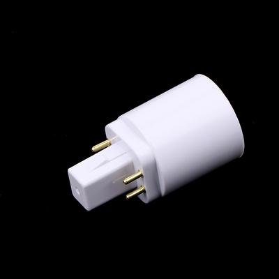 3 Adet 4 Pin İletken G24'ten E26/E27 Soket Adaptörüne G24Q Lamba Duylu Adaptör G24Q'dan Orta Işık Soketine Dönüştürücü