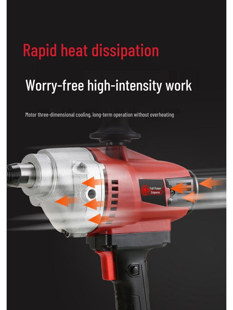 Multifunctional Industrial Mixer: Mortar, Cement, Paint, Putty & Water Drill