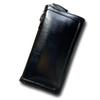 NERO ZEN Nero Zen Wallet Long Wallet Genuine Leather Brand Large Capacity Leather Wallet Cowhide Leather Many Card Slots Black Popular Gift