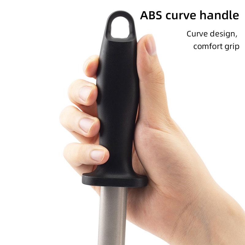 8/12 zoll Diamant Stahl Stick Stange Messer Spitzer Honen Stahl Messer Schärfen Stange Langlebig Schärfen Stein Für Küche Gadgets