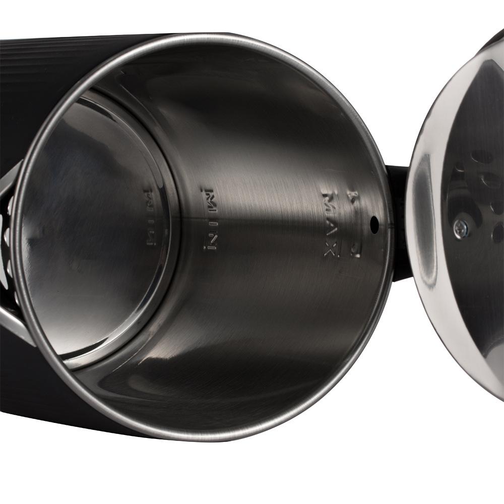European Standard 2L Electric Kettle, Household Striped Design, Electric Kettle with Heat Retention, Water Boiler