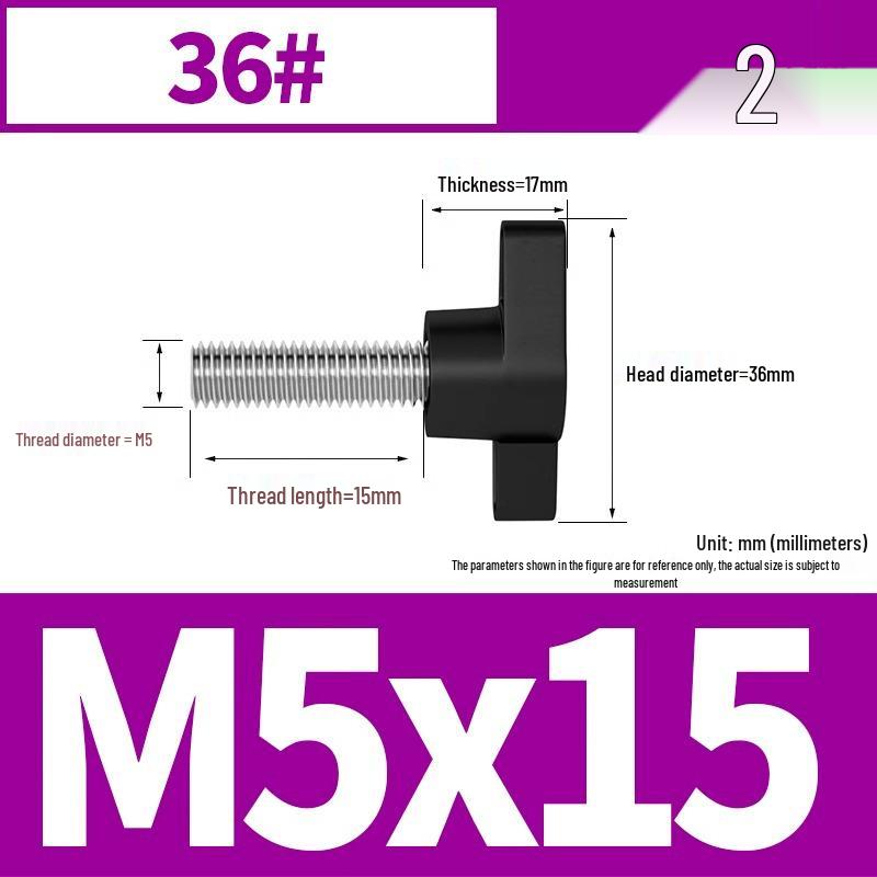 Stainless Steel Z-Type T-Handle Slotted Screw with Plastic Head (M4/M5/M6/M8)