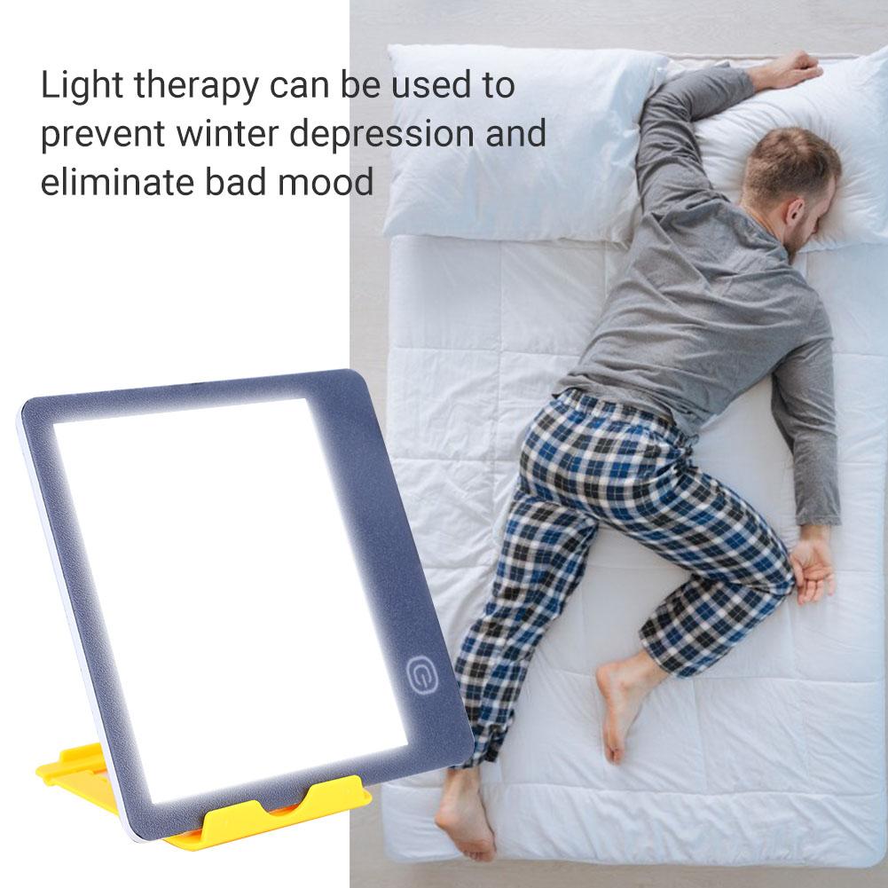 LED Therapy Lamp Seasonal Affective Disorder Postpartum Care Phototherapy Light with Holder