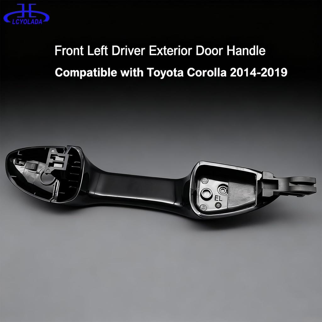 Äußere Türgriff für die Fahrerseite vorne Für Toyota Corolla 2014-, Schwarz