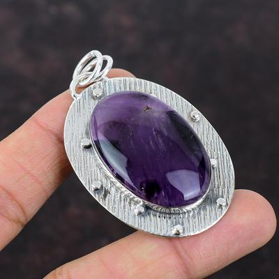 Ster Amethist Hanger Hoge Kwaliteit Edelsteen Sieraden Handgemaakt Gloednieuw Hanger 925 Sterling Zilver Hanger Cadeau Voor Vriend Statement Sieraden