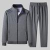 Men's Loose Fit Sportswear Set for Middle-Aged and Elderly - Long Sleeve, Casual, Ideal for Spring/Autumn/Winter
