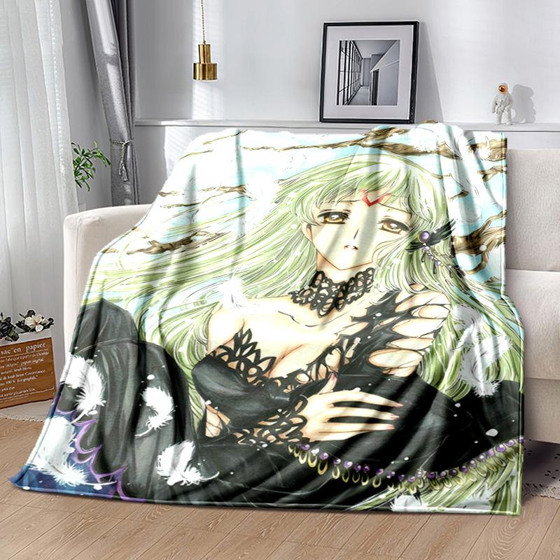 Anime Code Geass printed throw blanket—lightweight,soft,warm;versatile blanket all seasons—perfect air-conditioning throw,nap blanket
