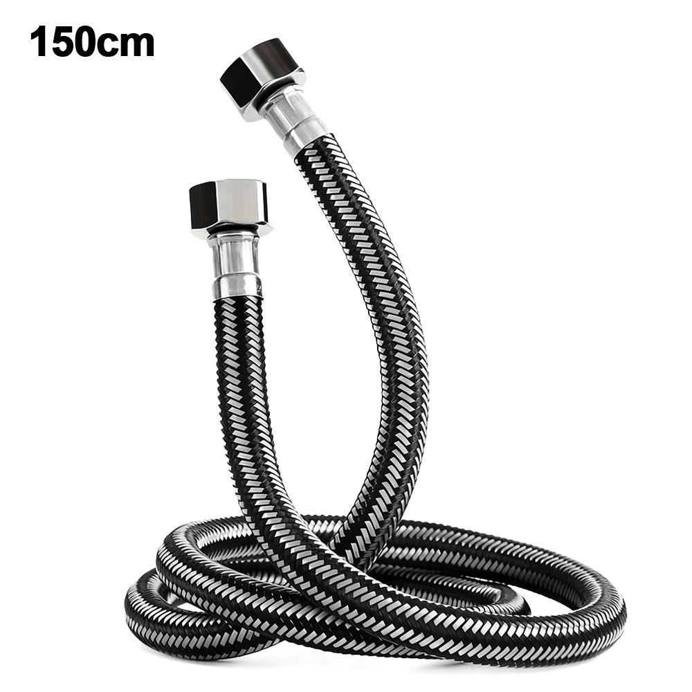 30-200cm Explosion-Proof Hose 1/2 Inch Faucet Water Pipe  Kitchen Bathroom Washing Machine