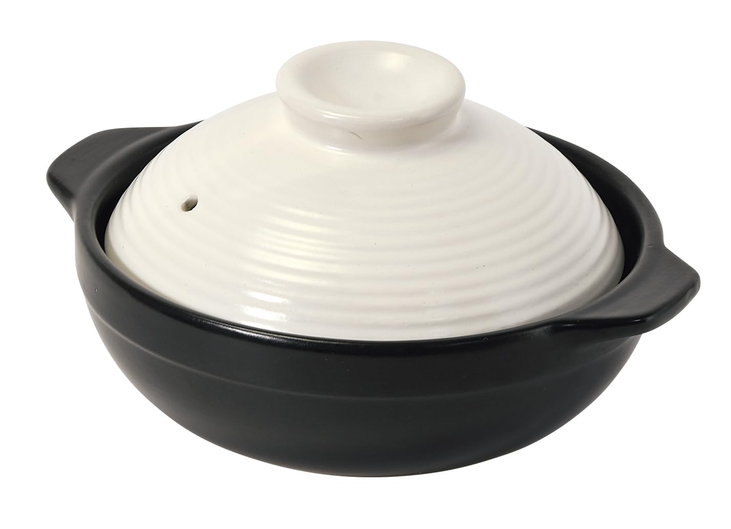 

Pearl Metal Earthen Pot 17cm Microwave Safe White L-7501