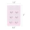 Uxcell Bra Adjustment Light 3 2 2 Pieces Women's Extender, 3-Row, 2-Hook Hooks, Pink-1, Rows, Hooks,