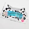 Leopard Print Cat Ear Fursuit Goggles Decorative Cosplay Glasses with Paw Print Accents for Furry Headgear