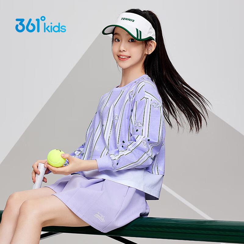 361° Girls  Long-Sleeve Sports Knit T-Shirt 130