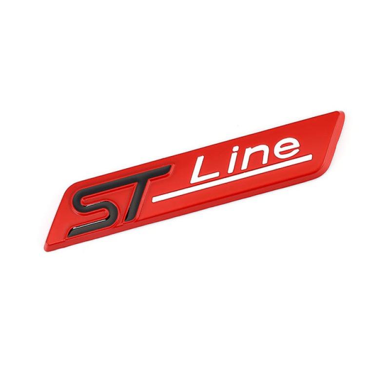 Autocolant 3D metalic pentru mașină ST Line Emblema Emblema Decalcomanii pentru Fo+rd F-150 Focus X Vignale ST Line Mondeo Escape EcoBoost 245 330 Explorer