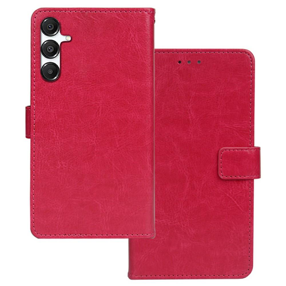 IDEWEI For Samsung Galaxy S26+ Case Wallet Leather Phone Cover Crazy Horse Texture