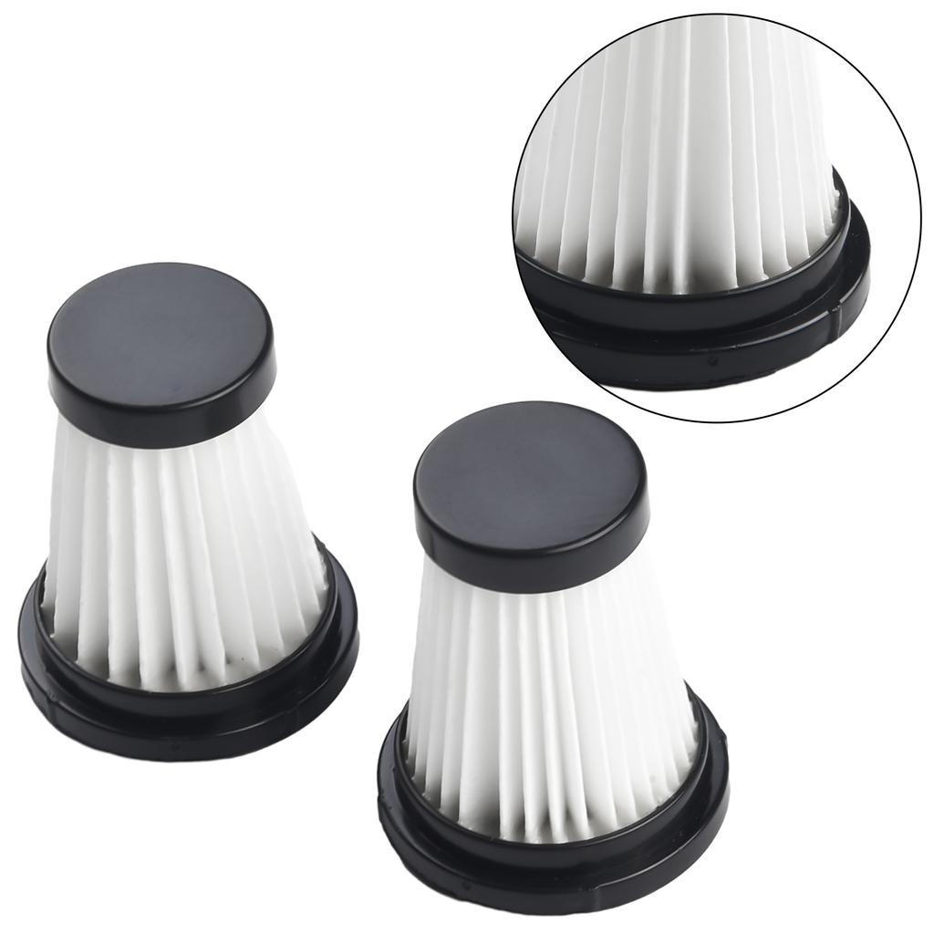 2 st Handdammsugare Filter Ersättningstillbehör Tvättbart Filter Dammsugare Hem Bil Mini Trådlös Återanvändbara Filter