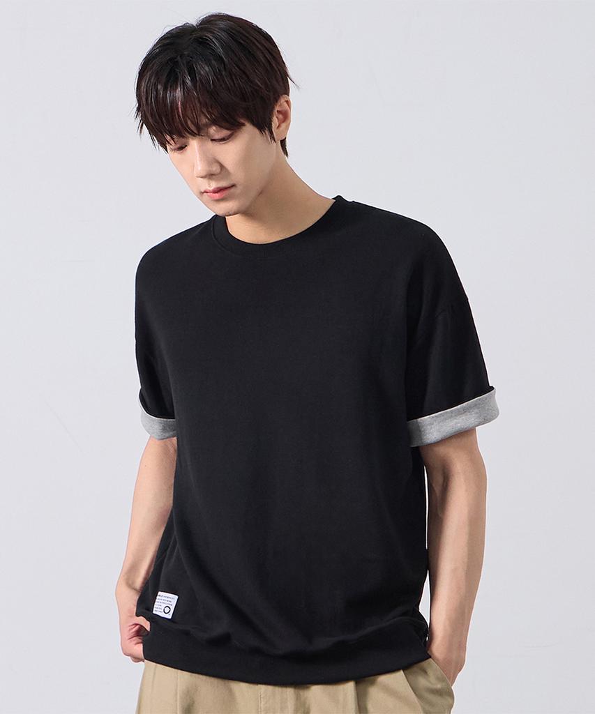 ALVINCLO Roll-Up Short Sleeve T-Shirt Ast3673 (4 Colors)