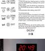 LED Digitaler ewiger Kalender mit großen Ziffern, Wanduhr mit Temperatur- und Luftfeuchtigkeitsanzeige.