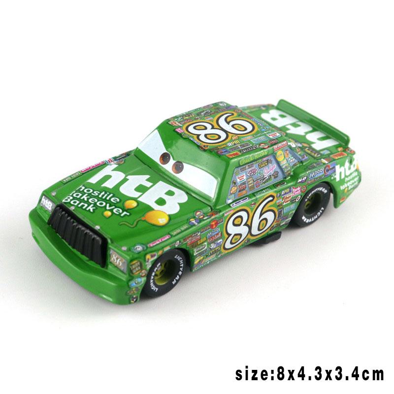 1:55 Disney Pixar Cars Finn McMissile Litchi Miles Axeirod Flo Sheriff Sarge Guido Luigi Alloy Toy Car Model Children's Toys