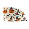 Cappello da lavoro con stampa di Halloween alla moda, cappello casual da lavaggio, berretto da borsa