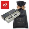 Parker IM Ballpoint Pen, Medium Point, Matte Black CT, Gift Set
