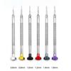6pcs Precision Screwdriver 0.6-1.6mm Colored Slotted Screwdriver Watch Glasses Repair Hexagonal Head Screw Drivers Hand Tools