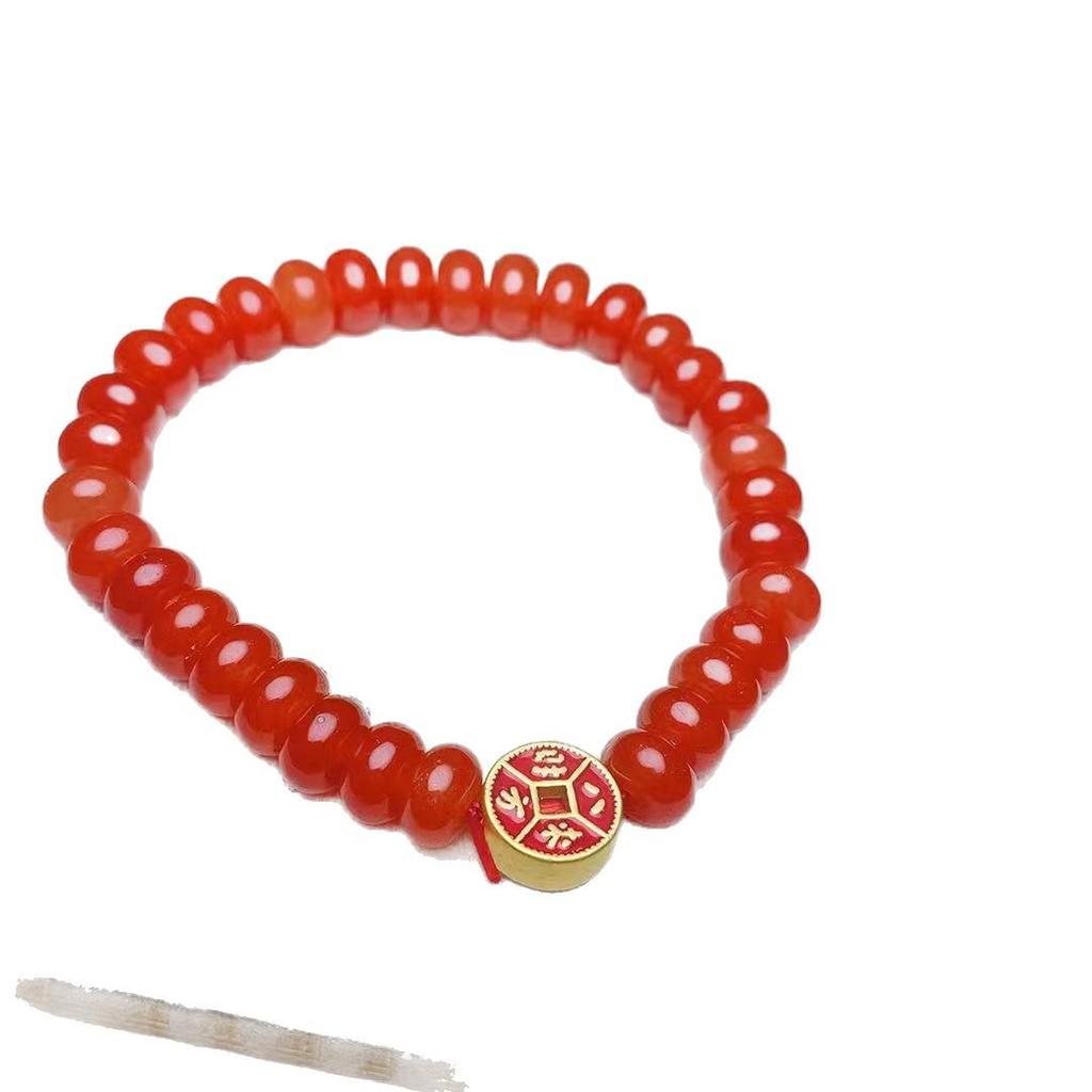 Exquisite Quartzite Abacus Bead Bracelet: Simple, Versatile, Unisex Fashion Accessory
