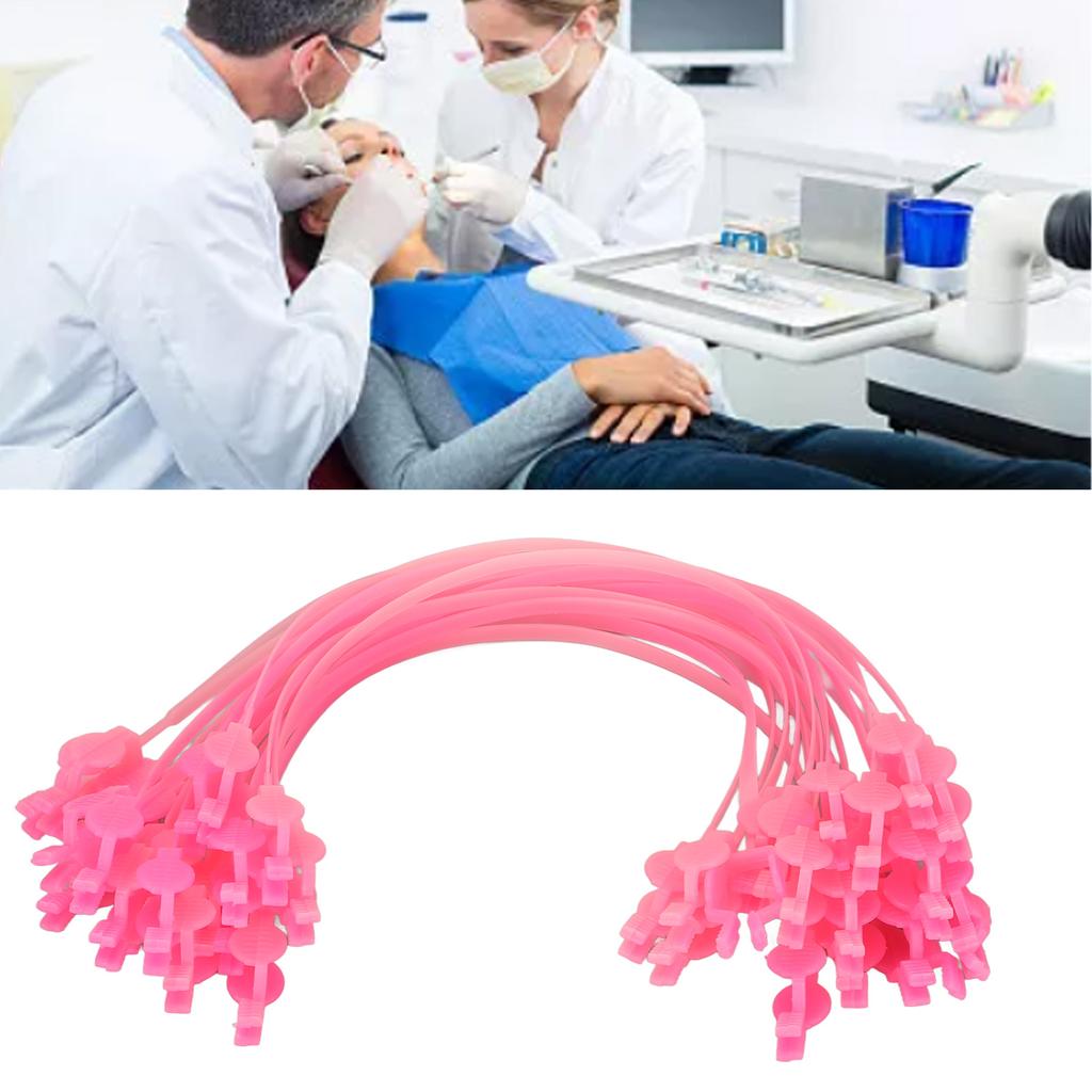 Fermacarta Dentale Sicuro Squisito Rilassante Plastica Flessibile Fermacarta per Bavaglino Dentale per Odontoiatria