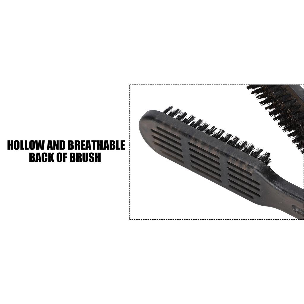 Hair Straightener Brush Double Side AntiStatic Hair Straightening Styling Brush