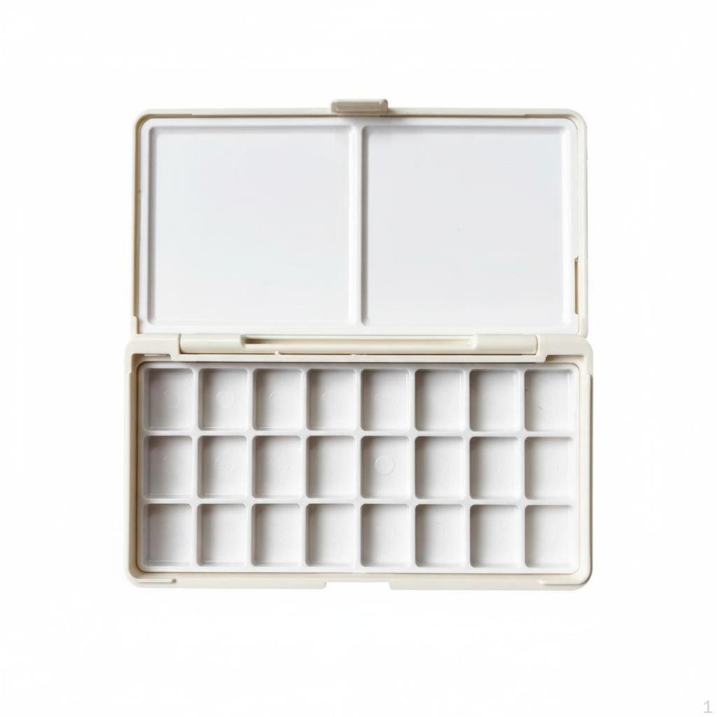 Empty Watercolor Palette Multiple Grid Options Artist's Travel Kit Compact Size Paint Pan