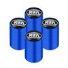 4pcs Car Wheel Tire Valve Caps Dust Accessories For KIA Sportage Rio Ceed Picanto K5 K9 Sorento auto Accessories styling sdvc80