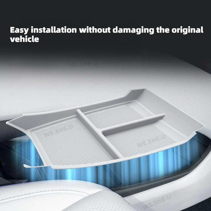 For Xpeng MONA L03 2026 Car Center Console Under Storage Box Sorting and Finishing Board Interior Accessories
