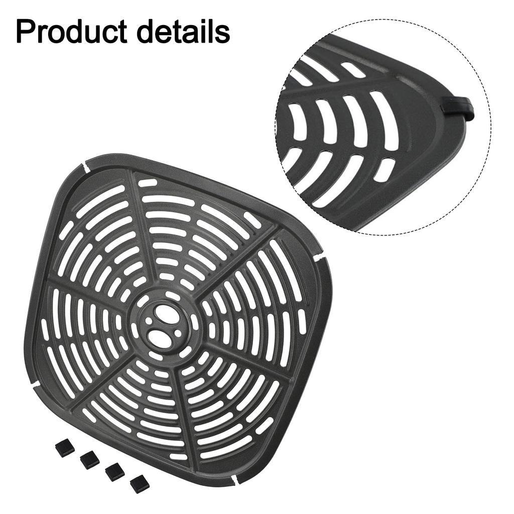 Maintenance Friendly Air Fried Plate 22.5cm X 22.5cm Size Convenient Design Easy To Clean Reliable Material Single Piece