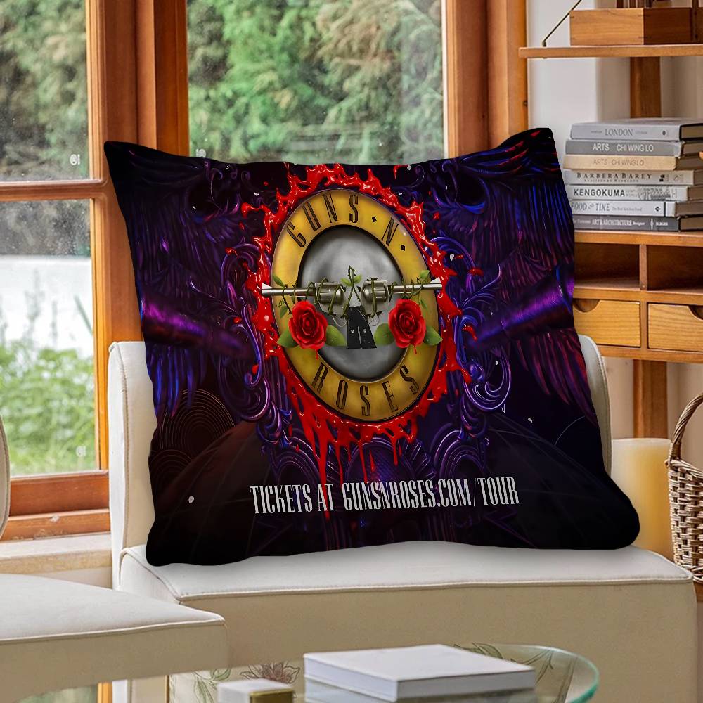 Cool Band G-Guns N-N R-Roses Rock Personalized Pillow Dust Cover Bedroom Kids Decoration Pillowcase Birthday Children Gift
