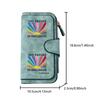 Rainbow Sun Long Zipper Wallet, Large Capacity Card Holder, Unisex Clutch Bag, Fashionable Zipper Coin Purse, Suitable for Daily Use, A Great Gift