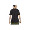 Nike Camouflage Logo Print Casual Round Neck Short Sleeve T-Shirt Men Tops Black DR7562-010