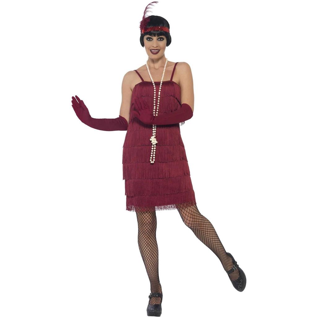 Smiffys Womens/Ladies Flapper Costume Set