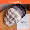 Port Style Modern Gradient Color Beret Women Warm Breathable Accessory Fashion