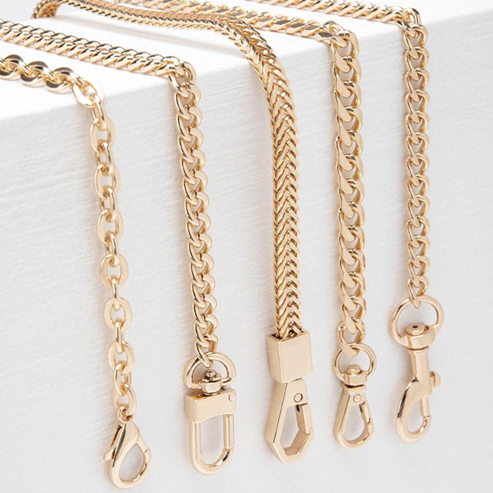 

Replacement Metal Bag Chains Golden Handbag Handle Chain Fashion Shoulder Bag Straps B