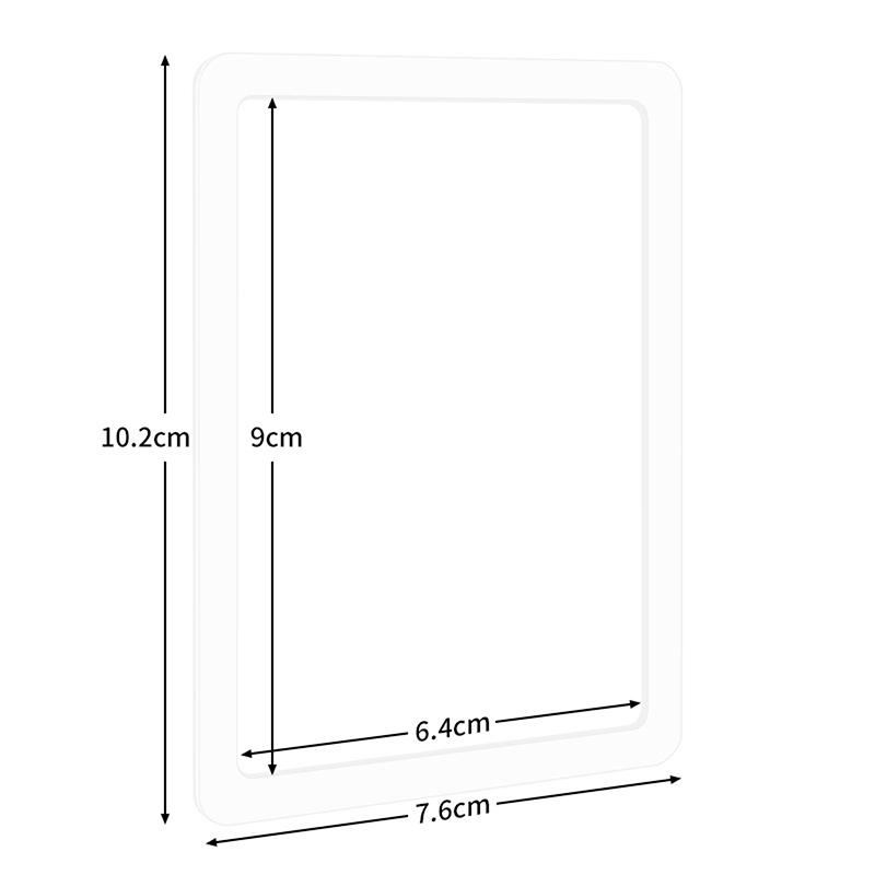 5Pcs Hard Edged Card Sleeve Protective Shell Plastic Material Card Sleeve Anti Fall Protective Shell Providing Protection