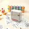 Compact Bluetooth Thermal Label Printer for Sticky Notes and Adhesive Stickers