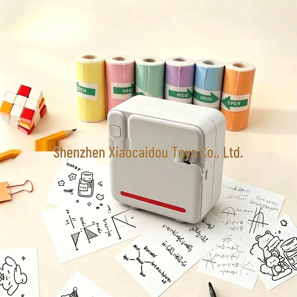 Compact Bluetooth Thermal Label Printer for Sticky Notes and Adhesive Stickers
