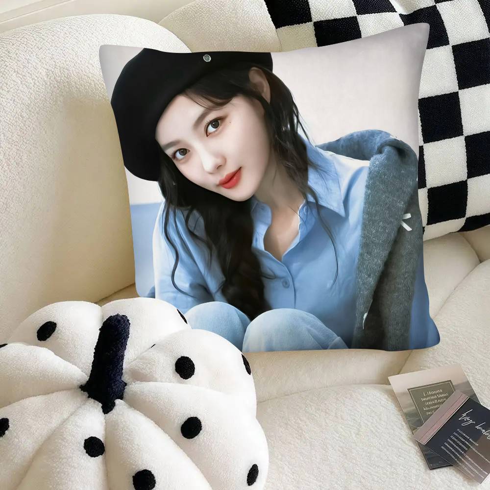 Kim You Jung Korean Actors Pillow Case Square Pillow Bedroom Sofa Leisure Comfort Cushion Car Home Decoration