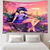 Winx Club Print Tapestry, Backdrop, Easy Setup, Ideal for Bedroom, Office & Living Room, with Aesthetic Wall Hanging Decor.