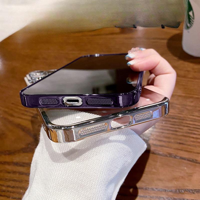 Applicable To IPhone 16 Electroplated Magnetic Phone Case Apple 15pro Full Package Lens Film 14 Transparent PC Protection Case